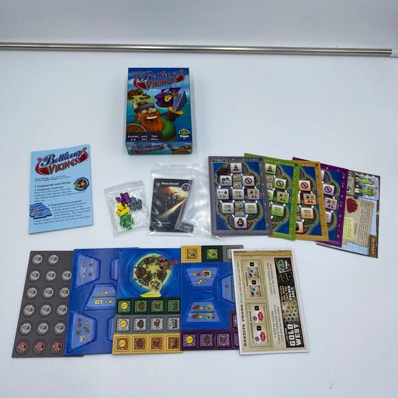 Bottlecap Vikings Board Game: Open box only/ Unassembled - Picture 3 of 3